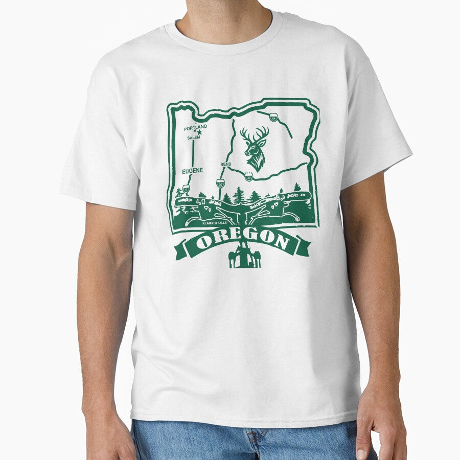 Oregon Mountain Biking by BackroadsXplorer - Adult & Kids T-Shirts, Sweatshirts & Hoodies apparel design preview 1