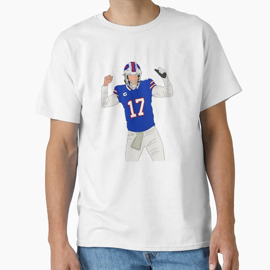 Buffalo Football 1 Qb T-Shirt - Fun Novelty Design Unisex - T-Shirt, Sweatshirt, Hoodie