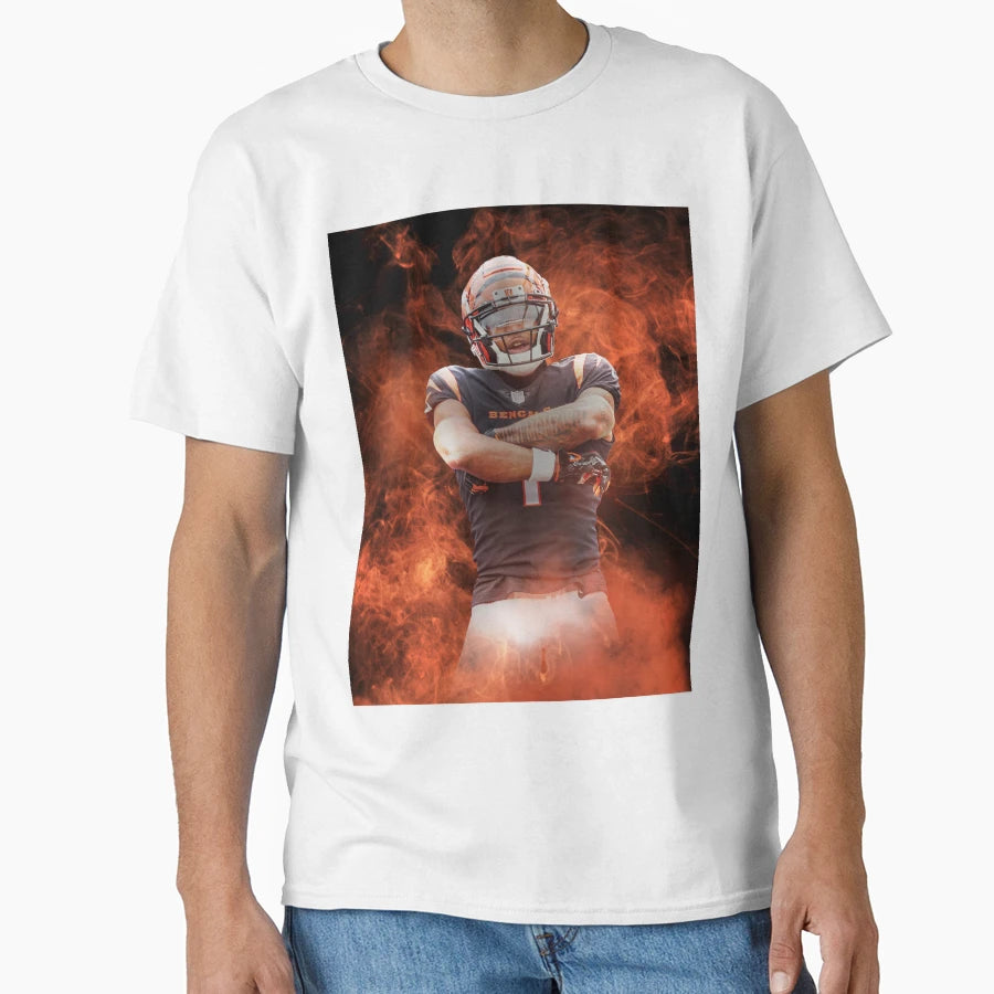 Jamarr Chase Cincinnati Sports Art T-Shirt - Trendy Graphic Unisex - T-Shirt, Sweatshirt, Hoodie
