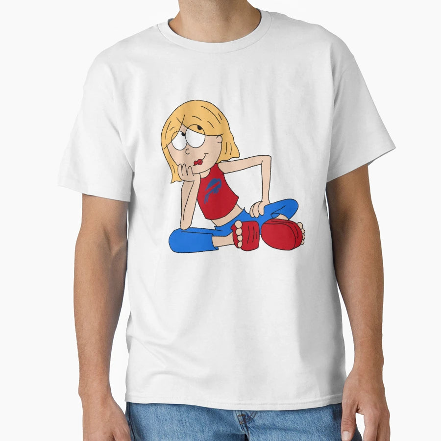Buffalo Bills Logo Lizzie Mcguire T-Shirt - Aesthetic Graphic Men Women - T-Shirt, Sweatshirt, Hoodie