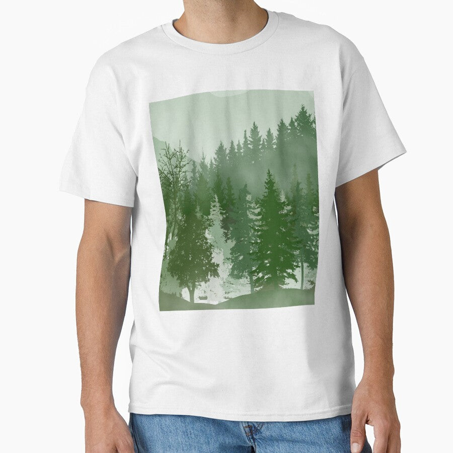 Misty Forest by ArtHivePH - Adult & Kids T-Shirts, Sweatshirts & Hoodies apparel design preview 1