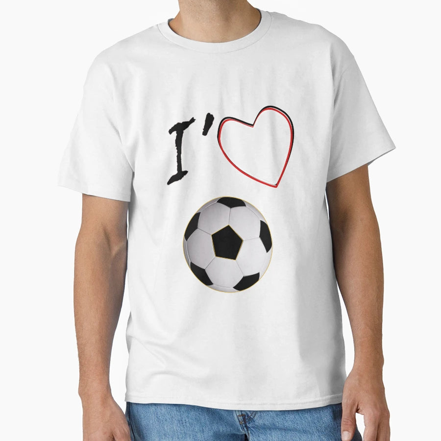 I Love Football T-Shirt - Aesthetic Graphic for Adults - T-Shirt, Sweatshirt, Hoodie