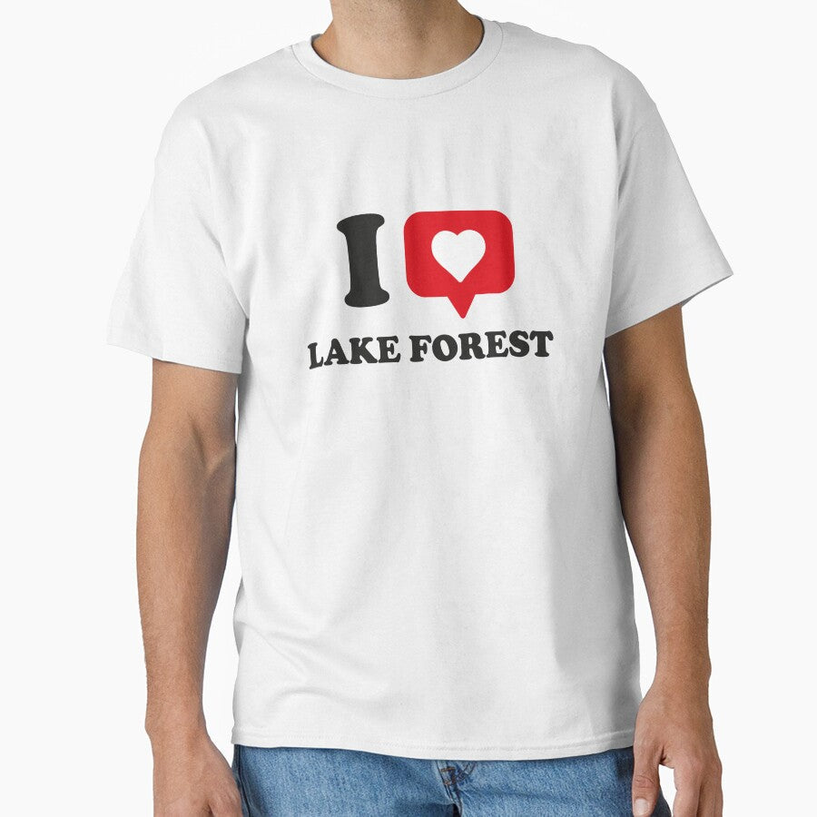 I Love Lake Forest, Heart Hometown California by - Adult & Kids T-Shirts, Sweatshirts & Hoodies apparel design preview 1