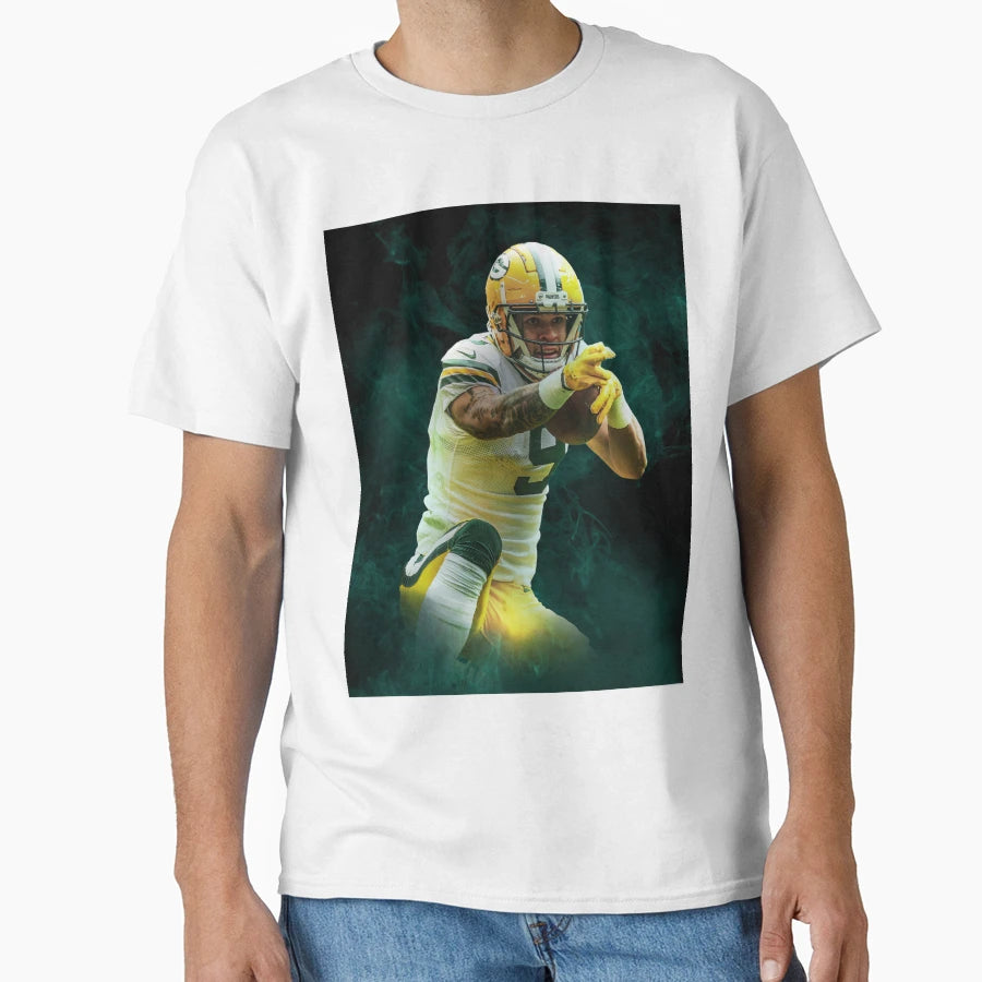 Christian Watson Green Bay Sports Art T-Shirt - Trendy Graphic Unisex - T-Shirt, Sweatshirt, Hoodie
