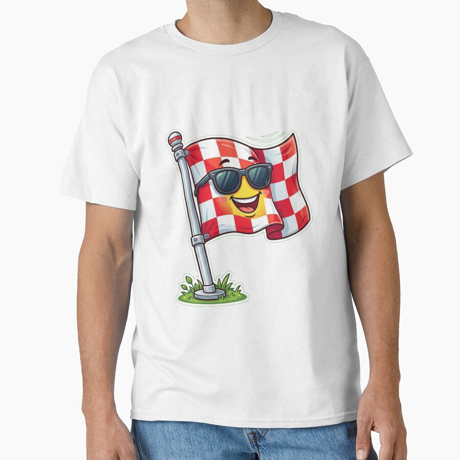 Happy Corner Flag by YNAMREG - Adult & Kids T-Shirts, Sweatshirts & Hoodies apparel design preview 1