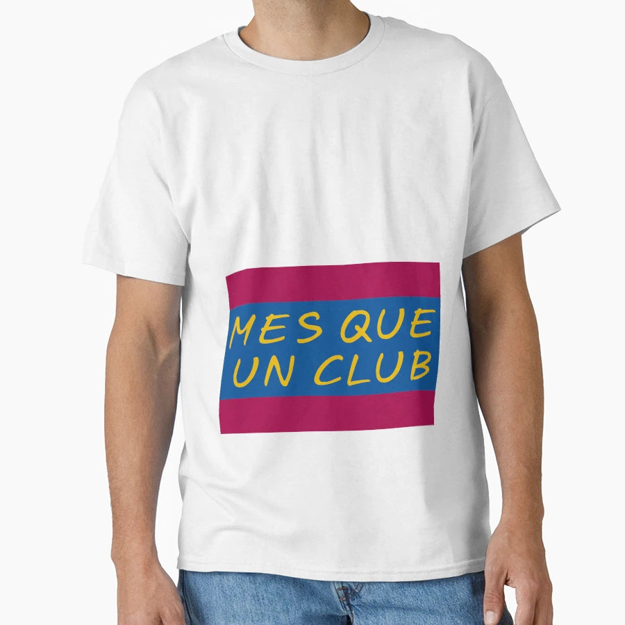 Mes Que Un Club Futbol Club Barcelona T-Shirt - Graphic Print for Adults - T-Shirt, Sweatshirt, Hoodie