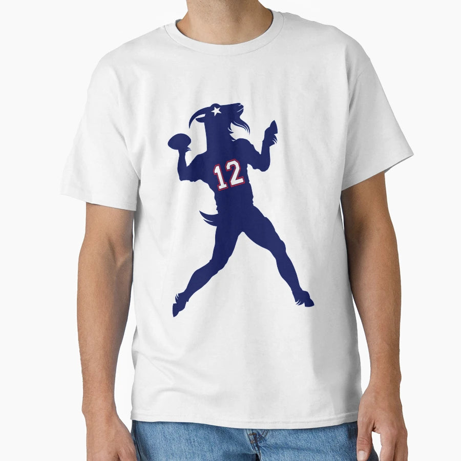 New England 12 Goat T-Shirt - Aesthetic Graphic for Adults - T-Shirt, Sweatshirt, Hoodie
