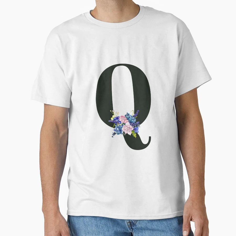 Letter Q T-Shirt - Novelty Apparel Men Women - T-Shirt, Sweatshirt, Hoodie