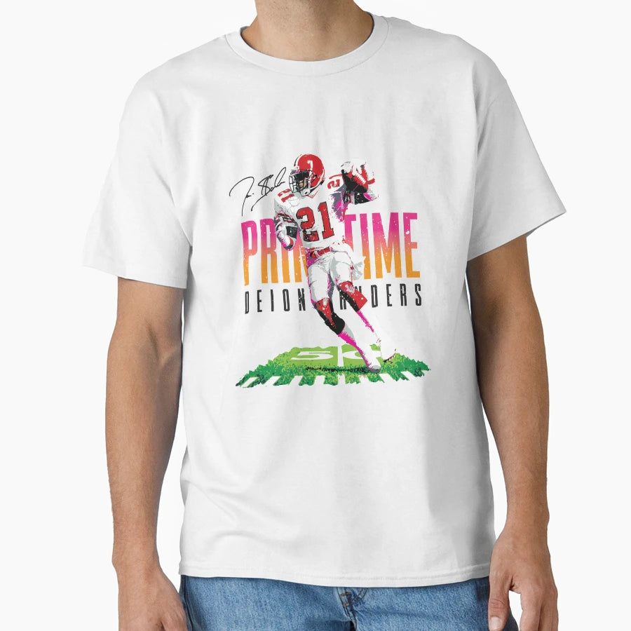 Deion Sanders Primetime T-Shirt - Graphic Print Unisex - T-Shirt, Sweatshirt, Hoodie