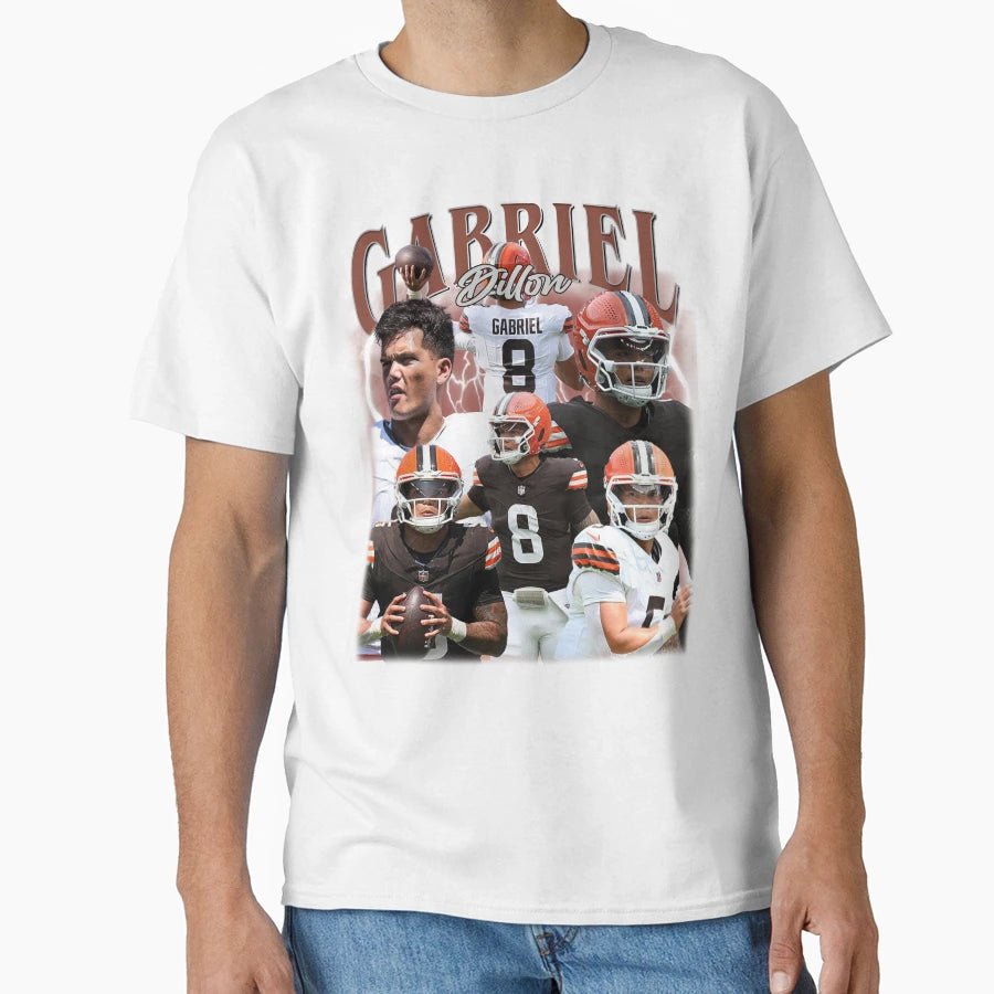 Dillon Gabriel Cleveland Browns T-Shirt - Casual Everyday Wear Men Women - T-Shirt, Sweatshirt, Hoodie