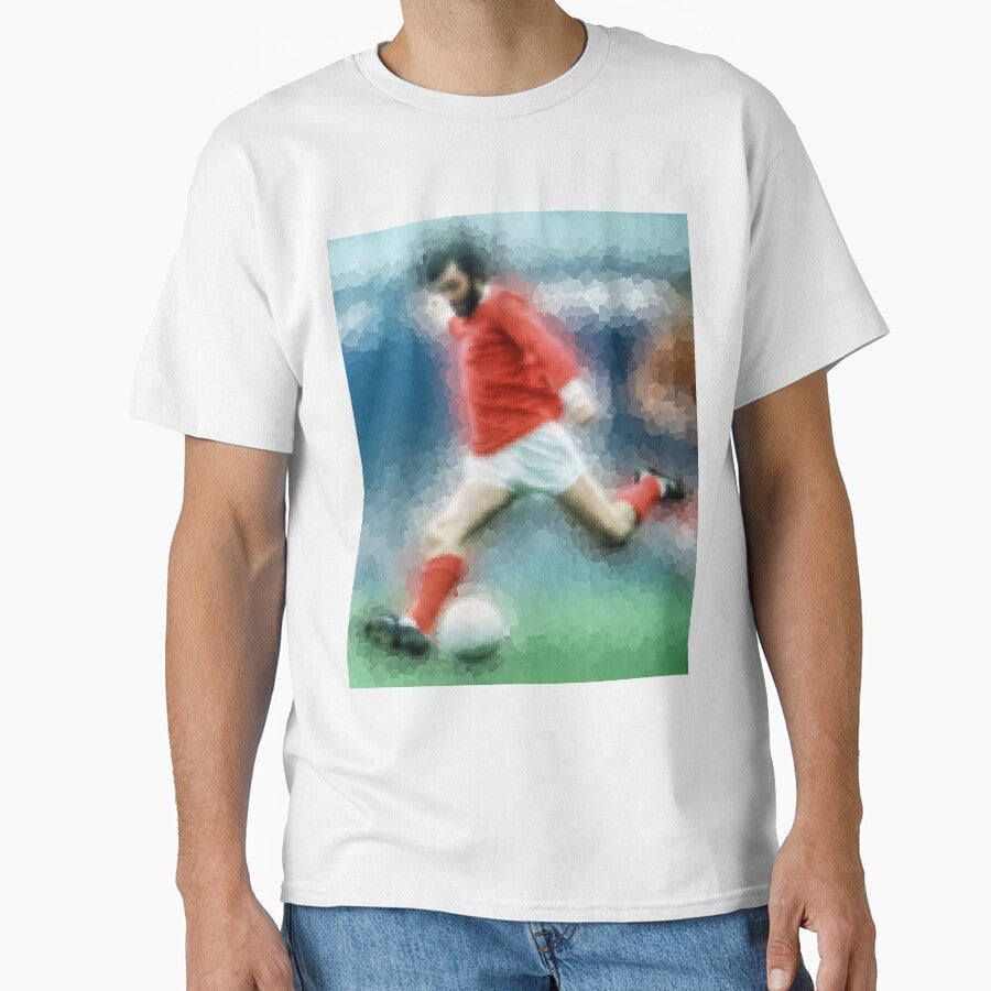 Georgie Best Red by RicardoArt77 - Adult & Kids T-Shirts, Sweatshirts & Hoodies apparel design preview 1