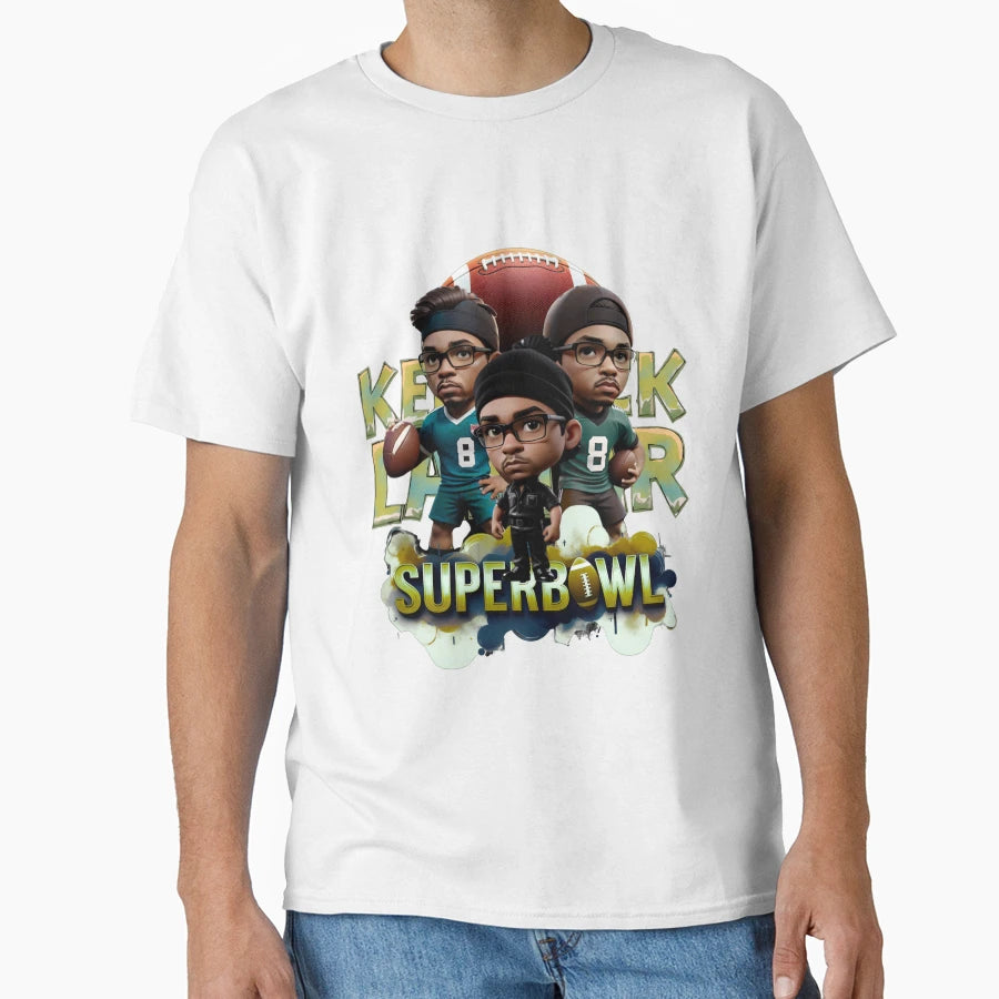 Kendrick Lamar Superbowl T-Shirt - Casual Everyday Wear for Adults - T-Shirt, Sweatshirt, Hoodie