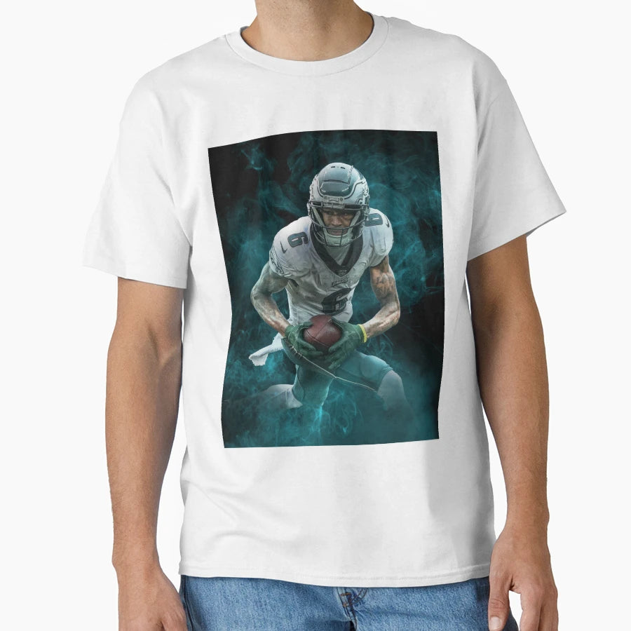 Devonta Smith Philadelphia Sports Art T-Shirt - Aesthetic Graphic Unisex - T-Shirt, Sweatshirt, Hoodie
