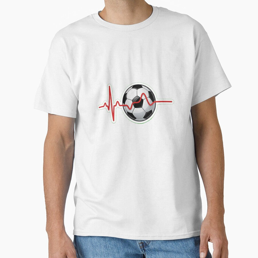Football Heartbeat by YNAMREG - Adult & Kids T-Shirts, Sweatshirts & Hoodies apparel design preview 1