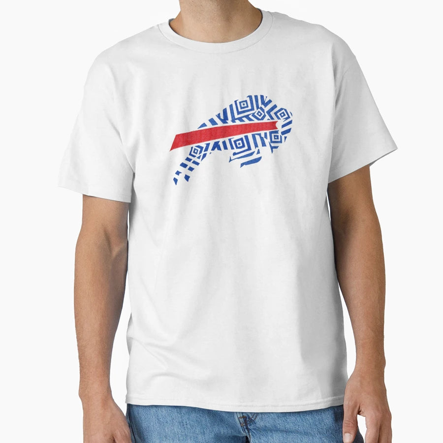 Buffalo Bills Charging Buffalo T-Shirt - Aesthetic Graphic for Adults - T-Shirt, Sweatshirt, Hoodie