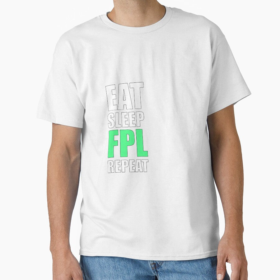Eat Sleep FPL Repeat by KeslenChetty - Adult & Kids T-Shirts, Sweatshirts & Hoodies apparel design preview 1