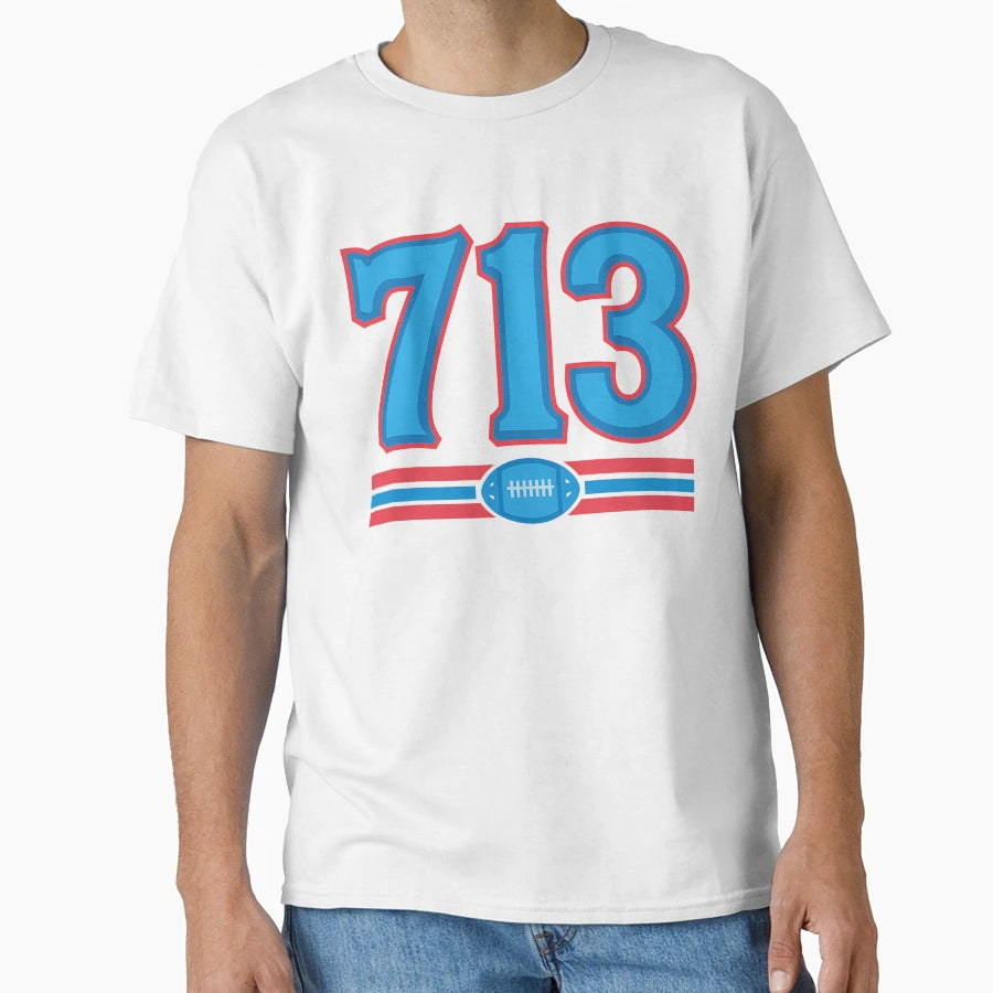 713 Football T-Shirt - Graphic Print for Adults - T-Shirt, Sweatshirt, Hoodie