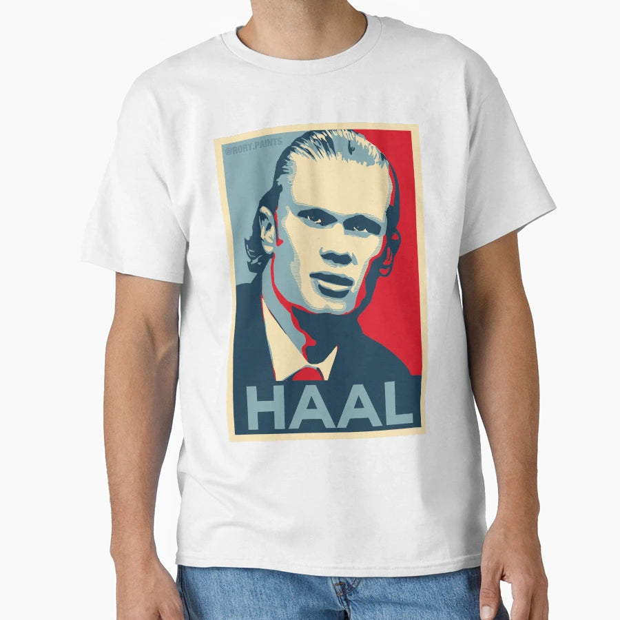Haaland Hope Vote Haal T-Shirt - Aesthetic Graphic for Adults - T-Shirt, Sweatshirt, Hoodie