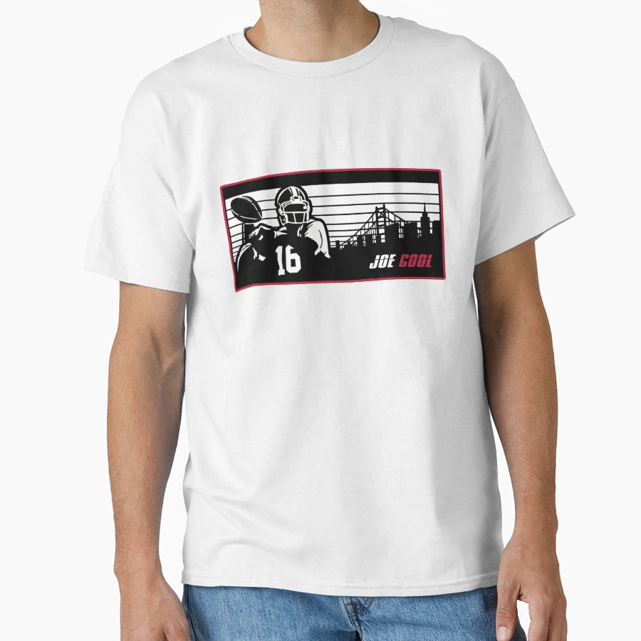 Joe Red Border T-Shirt - Casual Everyday Wear for Adults - T-Shirt, Sweatshirt, Hoodie
