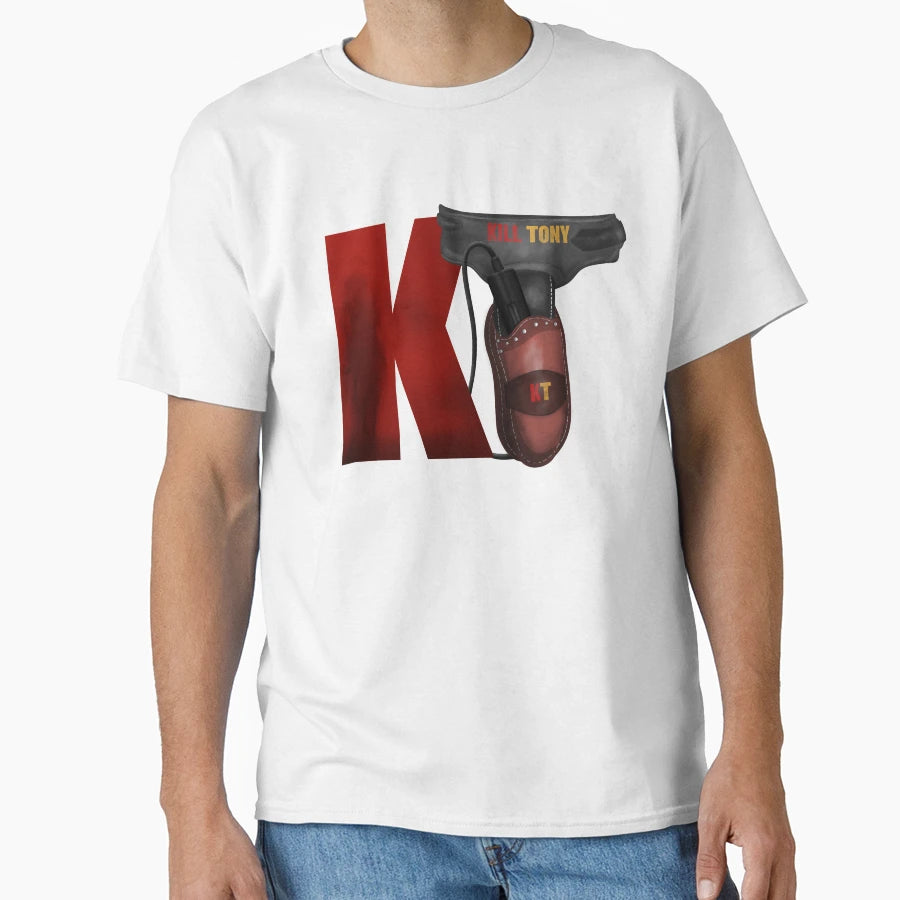 Kill Tony Podcast Themed Gun Holster T-Shirt - Minimalist Print for Adults - T-Shirt, Sweatshirt, Hoodie
