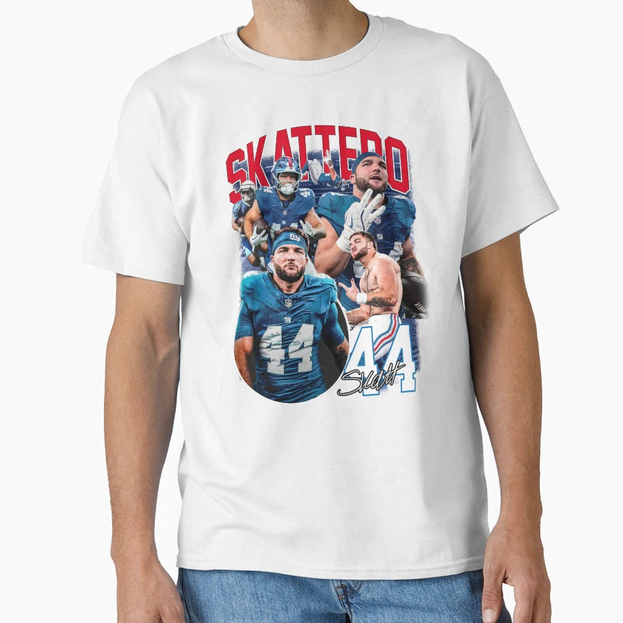 Cam Skattebo New York Football Bootleg T-Shirt - Unique Graphic Men Women - T-Shirt, Sweatshirt, Hoodie