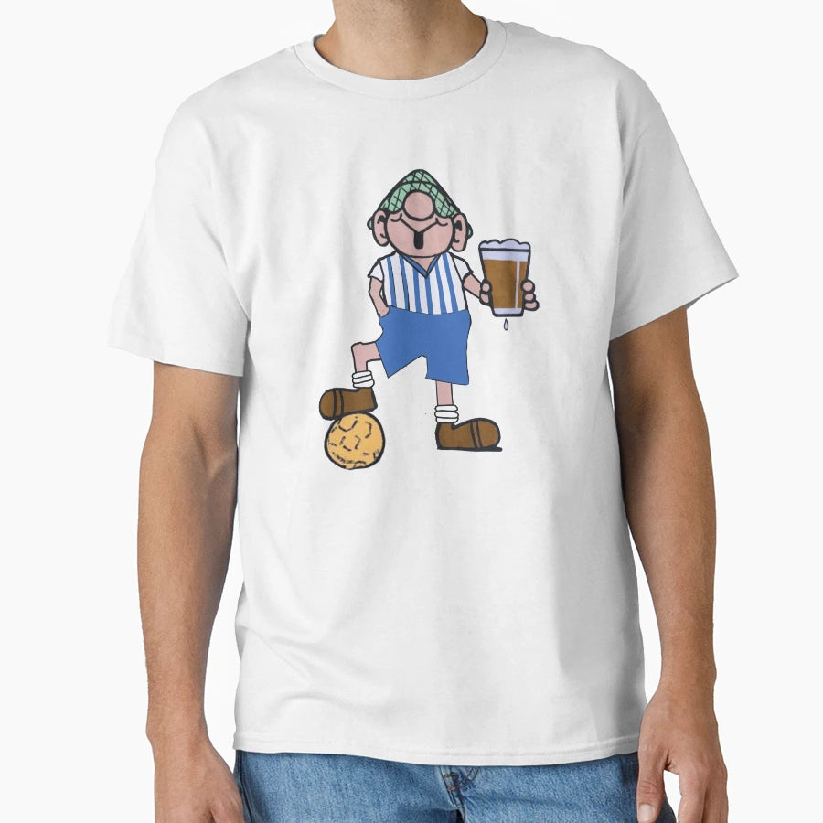 Andy Capp Blue White Stripes T-Shirt - Novelty Apparel Men Women - T-Shirt, Sweatshirt, Hoodie