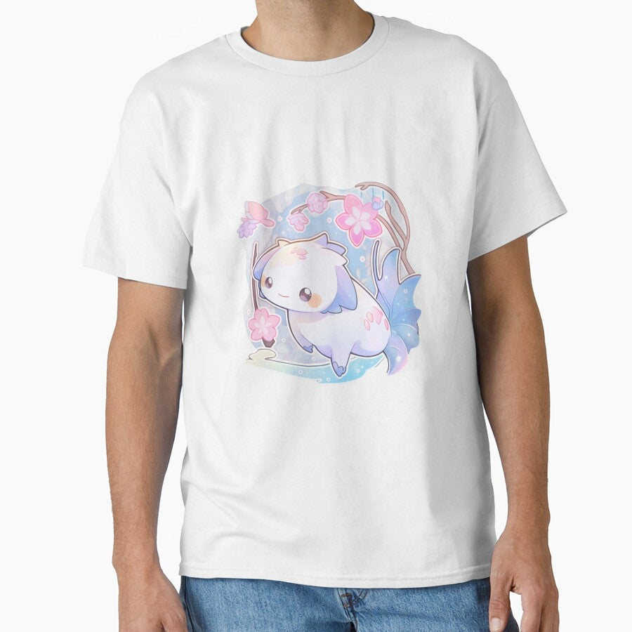Cute Colorful Axolotl Print by NinyoDreamscape - Adult & Kids T-Shirts, Sweatshirts & Hoodies apparel design preview 1