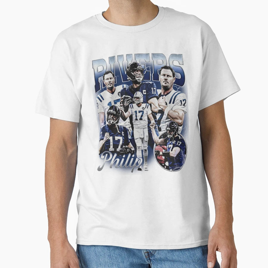 Philip Rivers Football Bootleg T-Shirt - Fun Novelty Design Men Women - T-Shirt, Sweatshirt, Hoodie