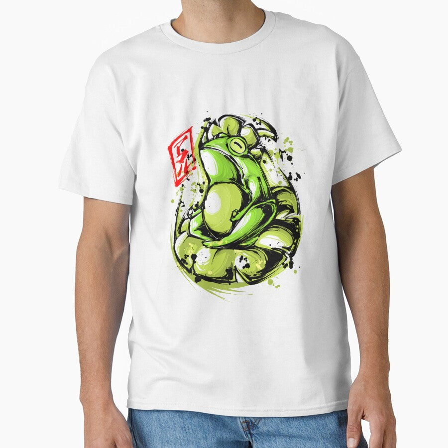 Frog sensei by Tsudzuke.art - Adult & Kids T-Shirts, Sweatshirts & Hoodies apparel design preview 1