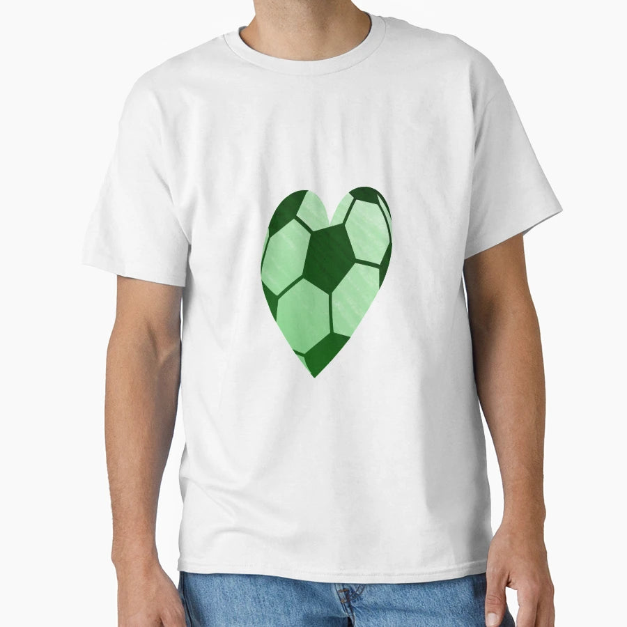 Love Football Green T-Shirt - Unique Graphic Men Women - T-Shirt, Sweatshirt, Hoodie