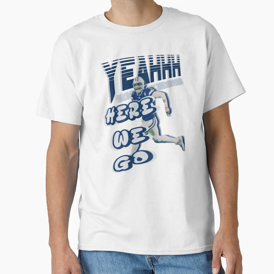 Here We Go T-Shirt - Minimalist Print Men Women - T-Shirt, Sweatshirt, Hoodie