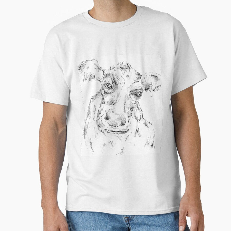 Mardy cow, illustration by PipsyPuffinArt - Adult & Kids T-Shirts, Sweatshirts & Hoodies apparel design preview 1
