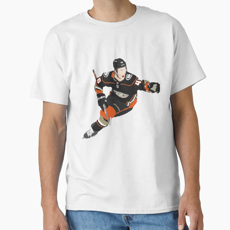 Trevor Zegras Digital Drawing T-Shirt - Aesthetic Graphic for Adults - T-Shirt, Sweatshirt, Hoodie