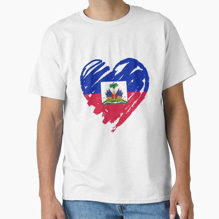 I Love Haiti Mwen Renmen Ayiti by feether-store - Adult & Kids T-Shirts, Sweatshirts & Hoodies apparel design preview 1