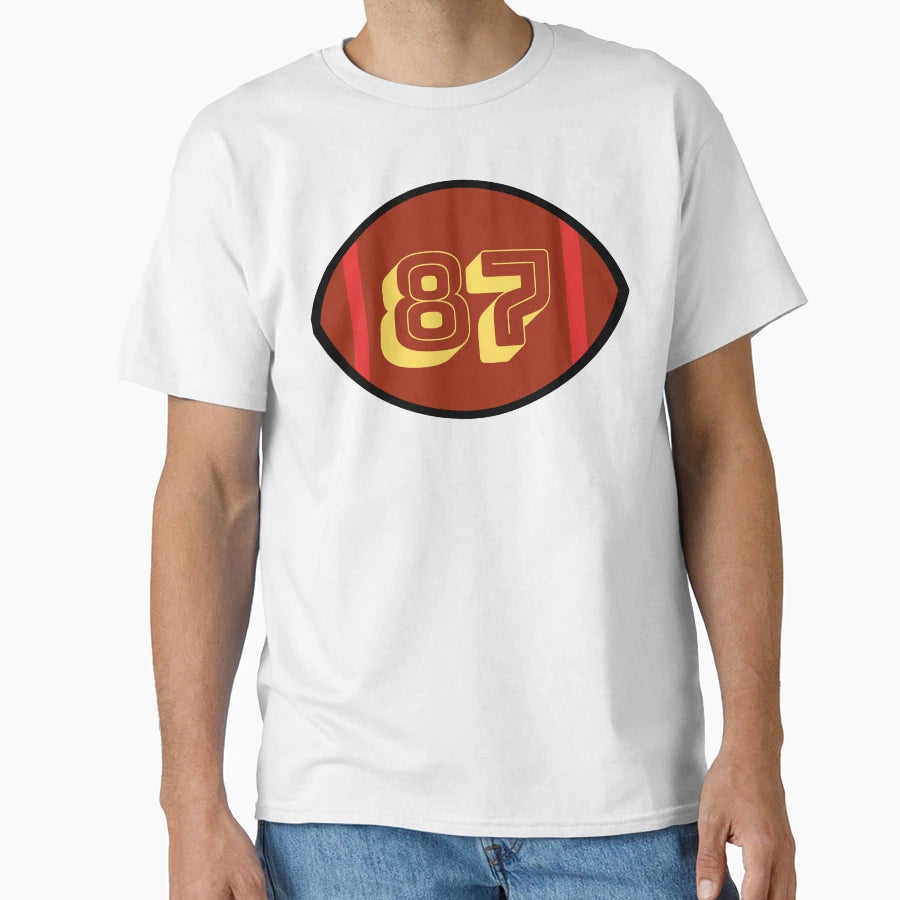 87 Football T-Shirt - Casual Everyday Wear Men Women - T-Shirt, Sweatshirt, Hoodie