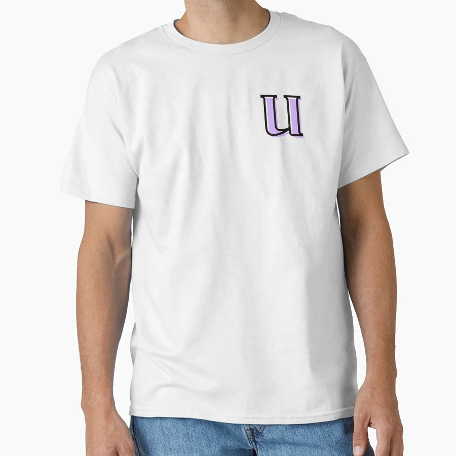 U Initial Letter T-Shirt - Fun Novelty Design Men Women - T-Shirt, Sweatshirt, Hoodie