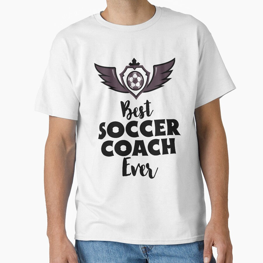 Best Soccer Coach Ever by 87-Aesthetics - Adult & Kids T-Shirts, Sweatshirts & Hoodies apparel design preview 1
