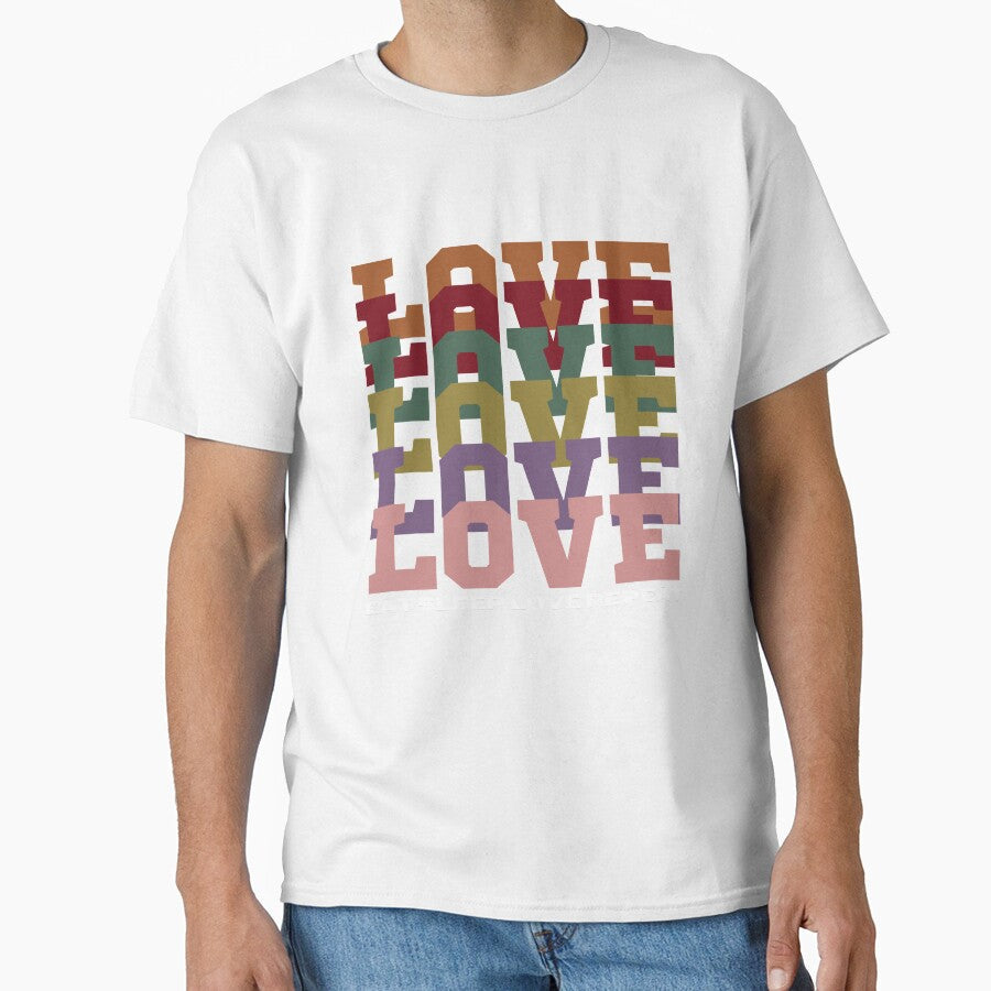 Eat Sleep Love Repeat Again by OMG Outfits - Adult & Kids T-Shirts, Sweatshirts & Hoodies apparel design preview 1