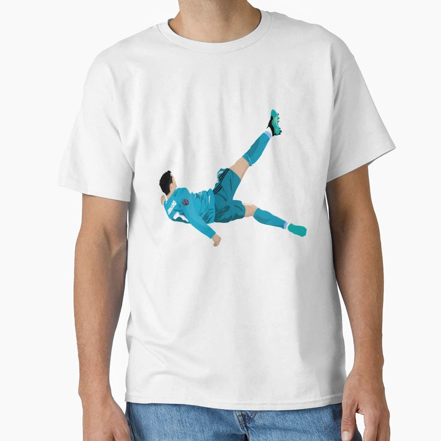 Cristiano Ronaldo Bicycle Kick T-Shirt - Unique Graphic Men Women - T-Shirt, Sweatshirt, Hoodie