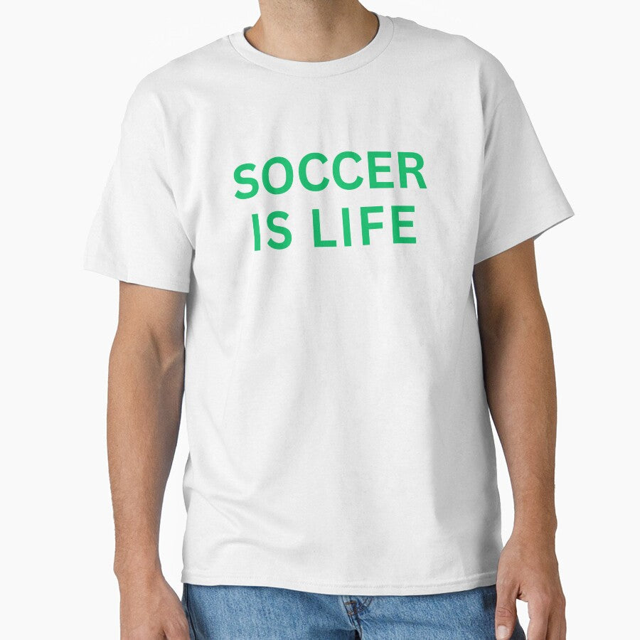 Soccer IS LIFE Gift Super Fan Unisex by jenxtees - Adult & Kids T-Shirts, Sweatshirts & Hoodies apparel design preview 1