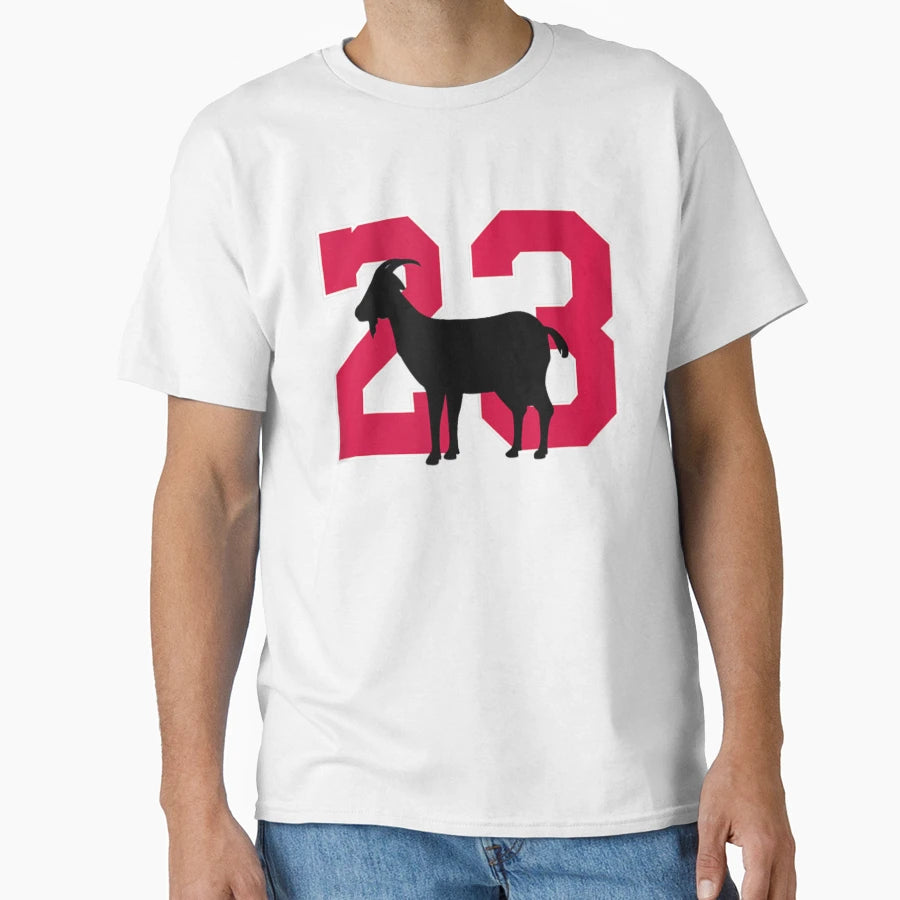 Goat 23 Logo T-Shirt - Streetwear Style for Adults - T-Shirt, Sweatshirt, Hoodie