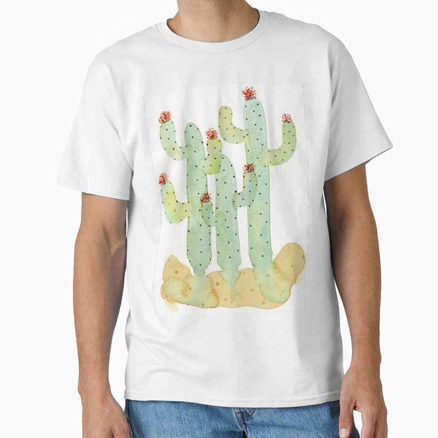 Three Cacti by PtcPanache - Adult & Kids T-Shirts, Sweatshirts & Hoodies apparel design preview 1