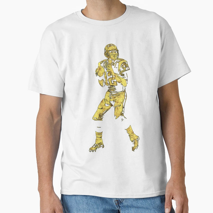 Unique Football Player Abstract Artwork T-Shirt - Trendy Graphic Unisex - T-Shirt, Sweatshirt, Hoodie