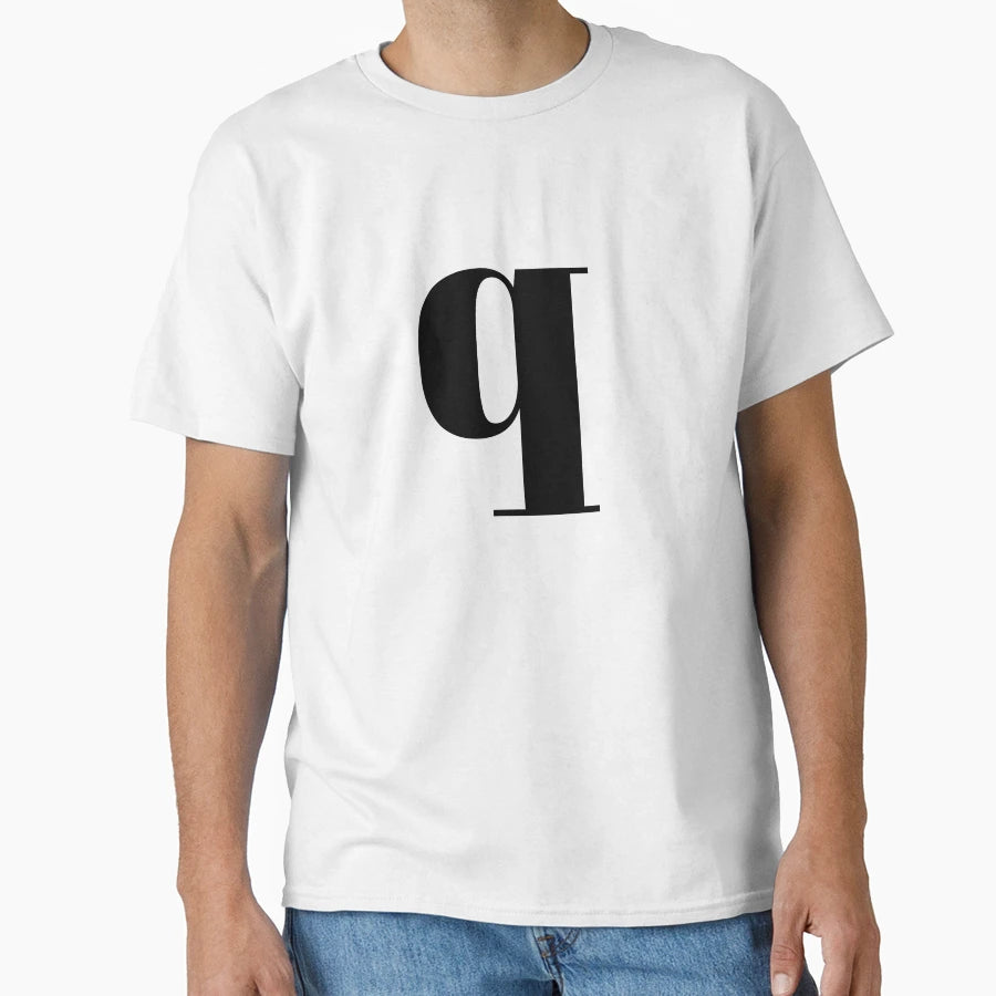 Q Initial T-Shirt - Aesthetic Graphic for Adults - T-Shirt, Sweatshirt, Hoodie