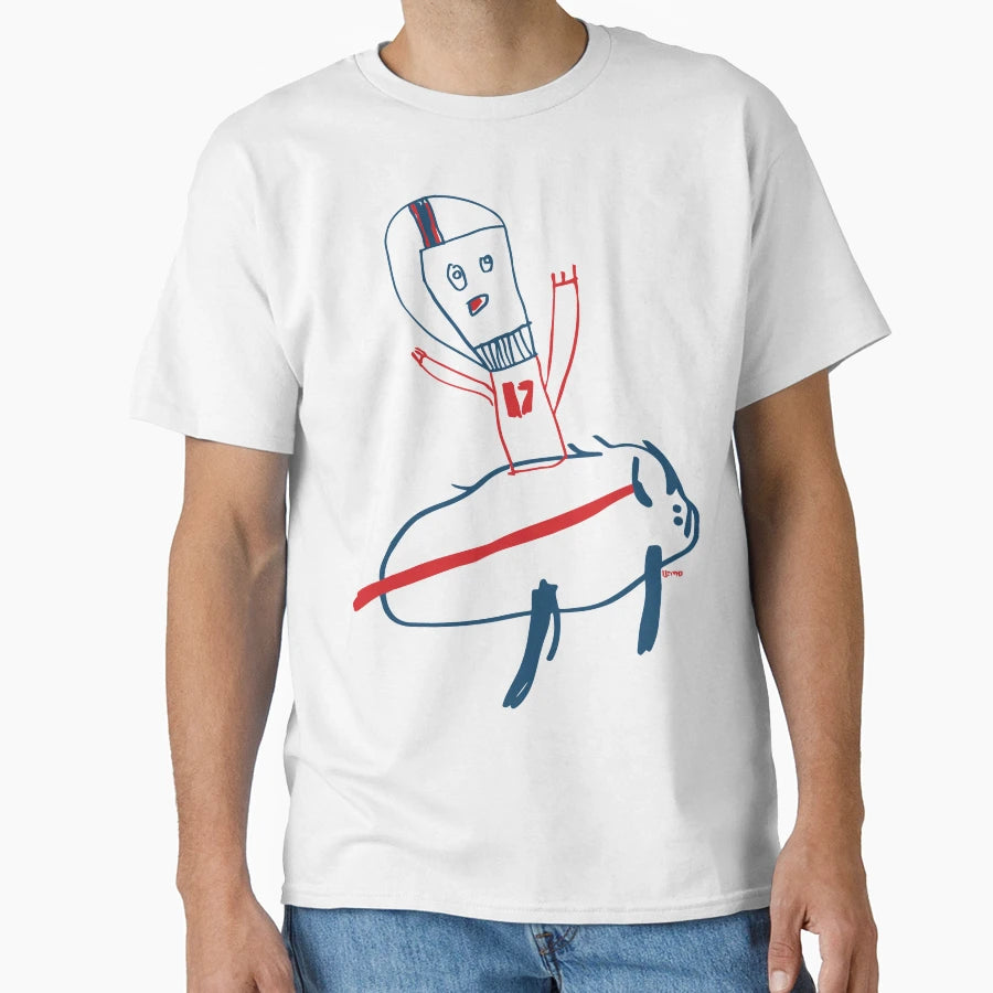 JA Riding Buffalo T-Shirt - Minimalist Print for Adults - T-Shirt, Sweatshirt, Hoodie