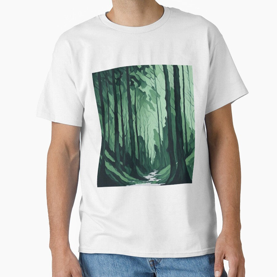 Green forest dark color by Digitalcipart - Adult & Kids T-Shirts, Sweatshirts & Hoodies apparel design preview 1