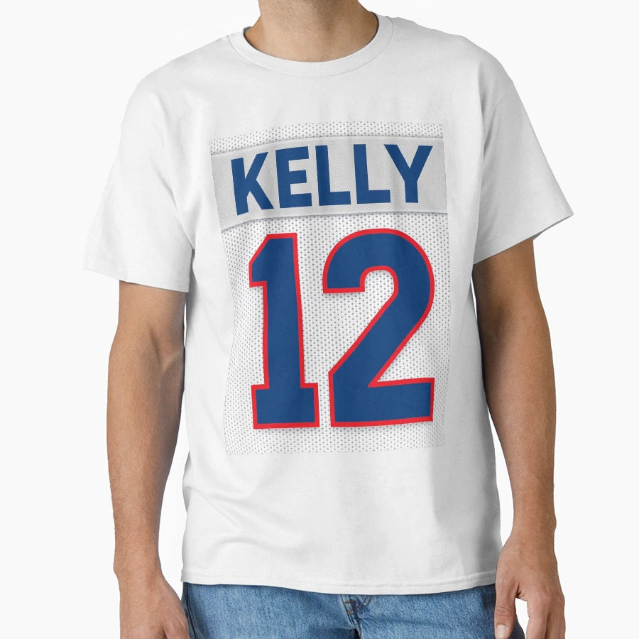 Bills 12 T-Shirt - Minimalist Print Men Women - T-Shirt, Sweatshirt, Hoodie