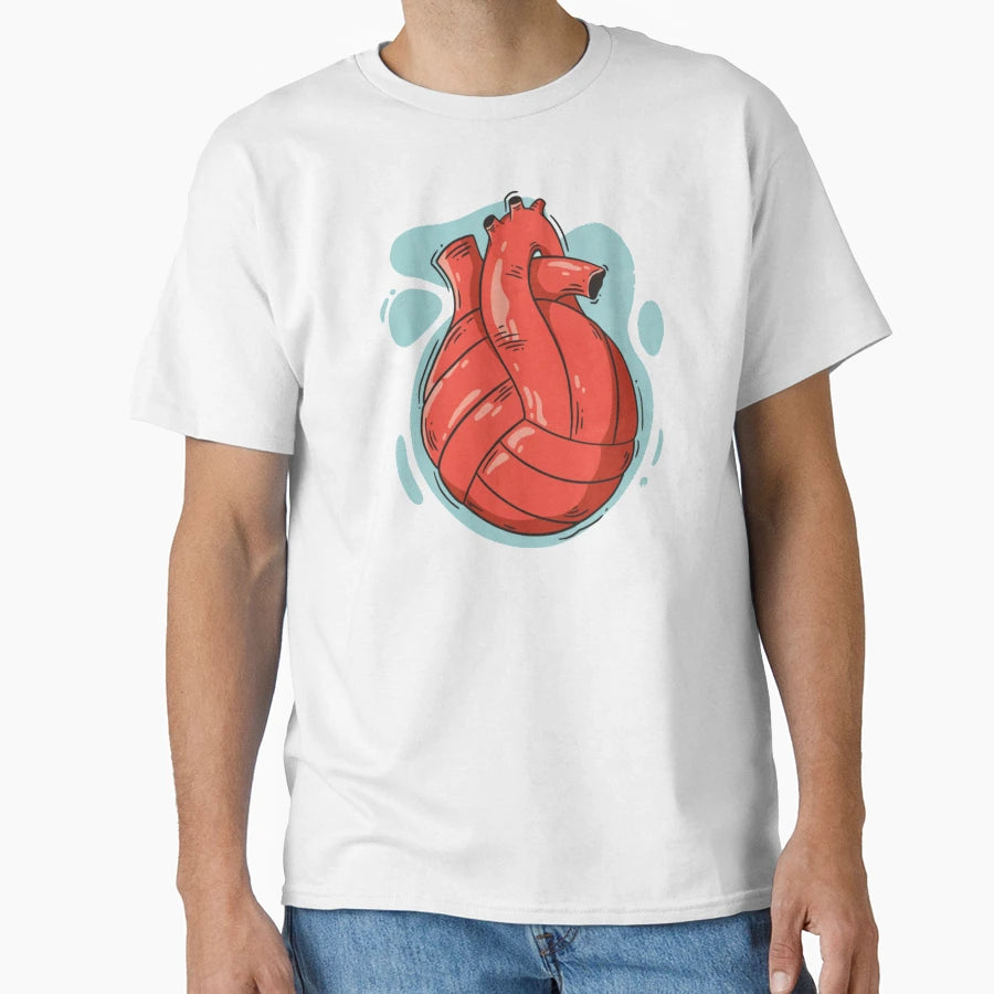Volleyball Heart T-Shirt - Fun Novelty Design Unisex - T-Shirt, Sweatshirt, Hoodie