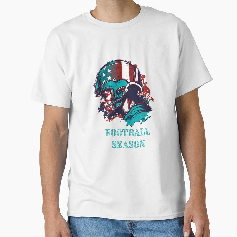 Football Season T-Shirt - Custom Art Print for Adults - T-Shirt, Sweatshirt, Hoodie
