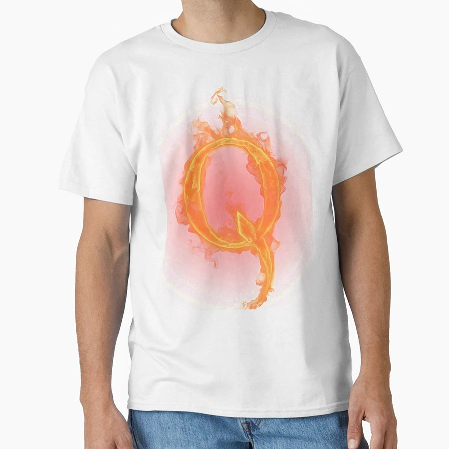 Lettter Q T-Shirt - Novelty Apparel Unisex - T-Shirt, Sweatshirt, Hoodie